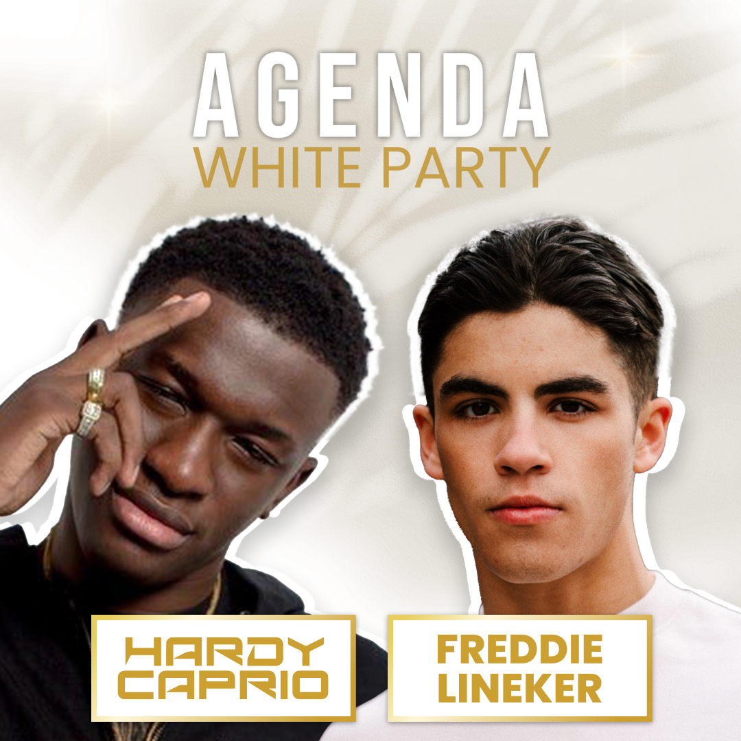 Hardy Caprio + Freddie Lineker Agenda White Party