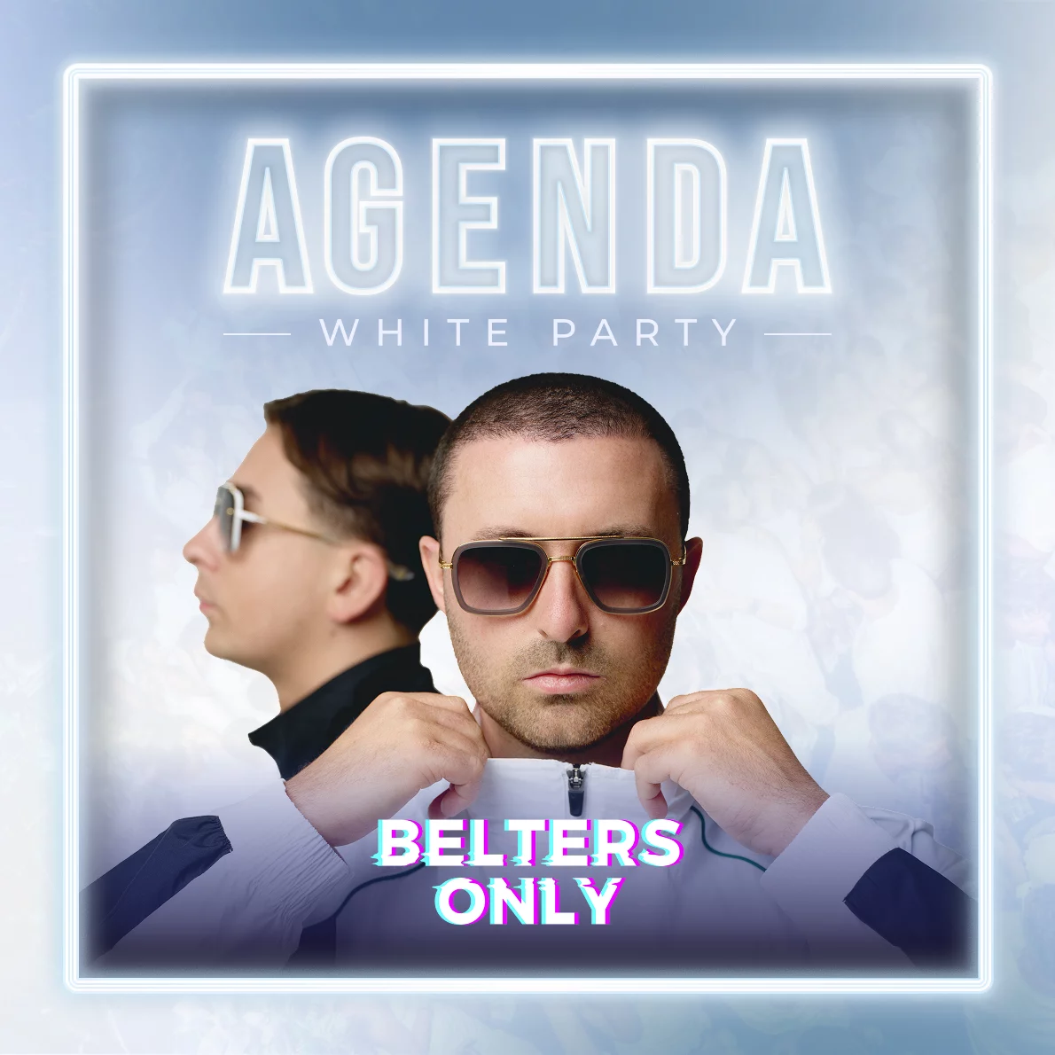 Agenda white party belters only artist magaluf