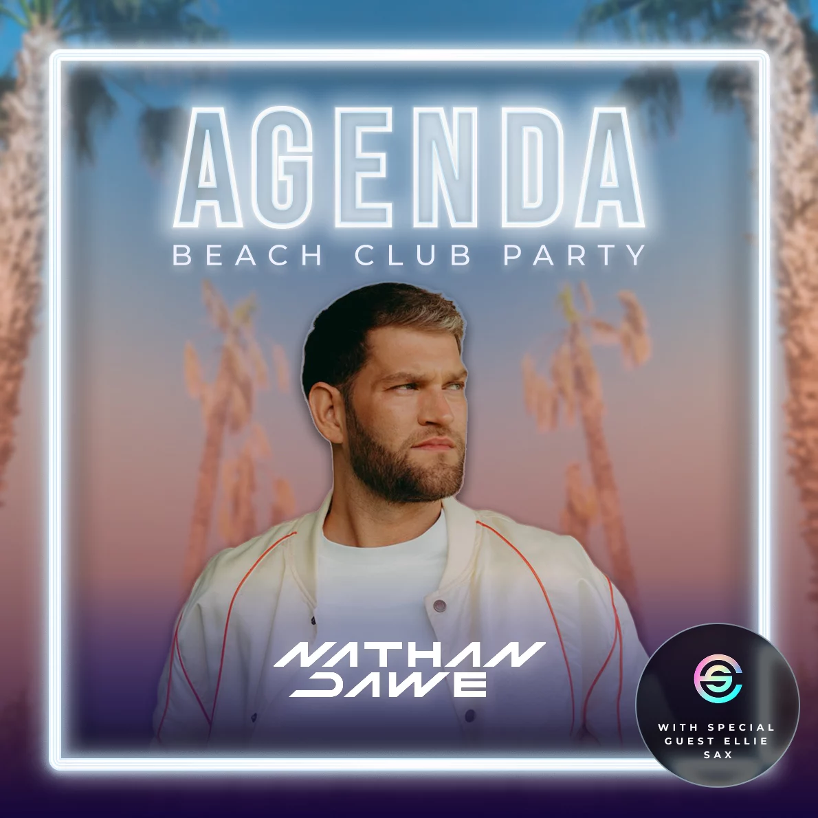 Nathan Dawe + Ellie Sax Artist Agenda Beach Club Party Albufeira