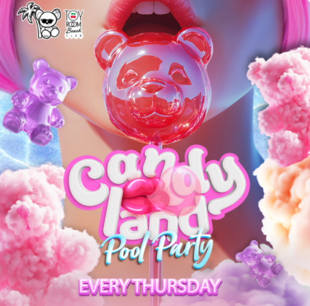 TOY ROOM POOL PARTY CANDY LAND