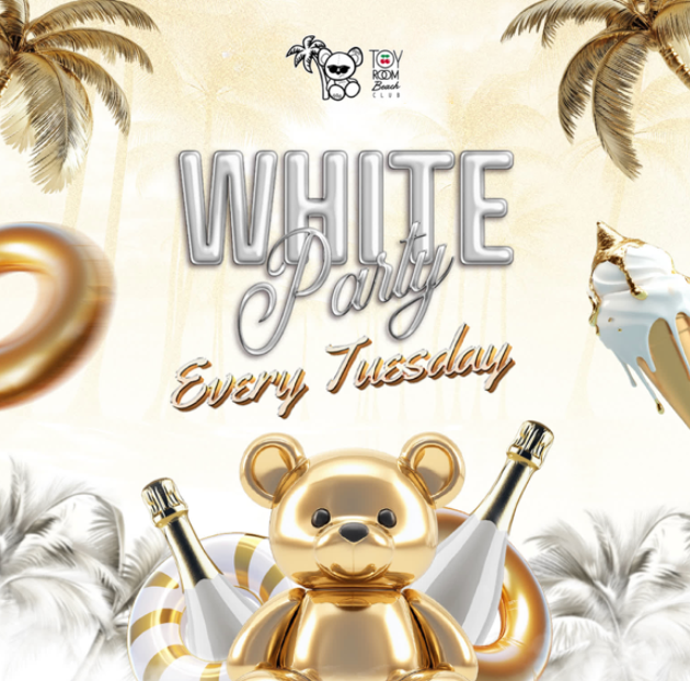 TOY ROOM POOL PARTY WHITE PARTY