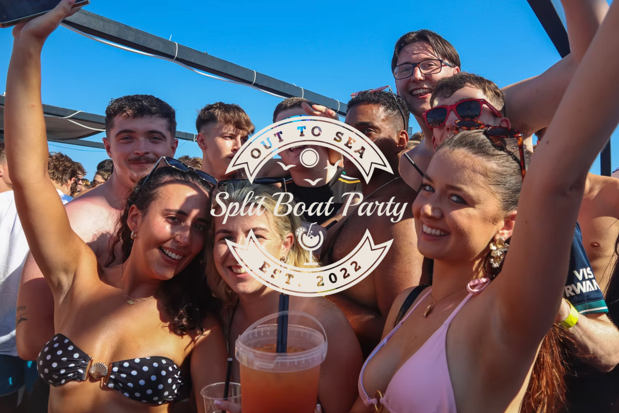 Out to sea boat party Croatia