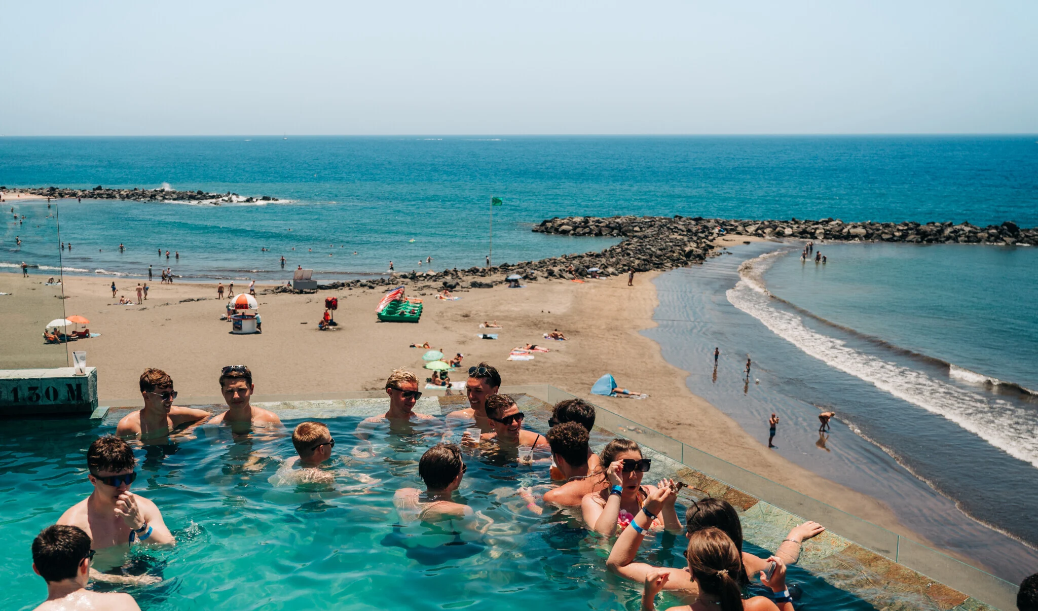 Tenerife pool party