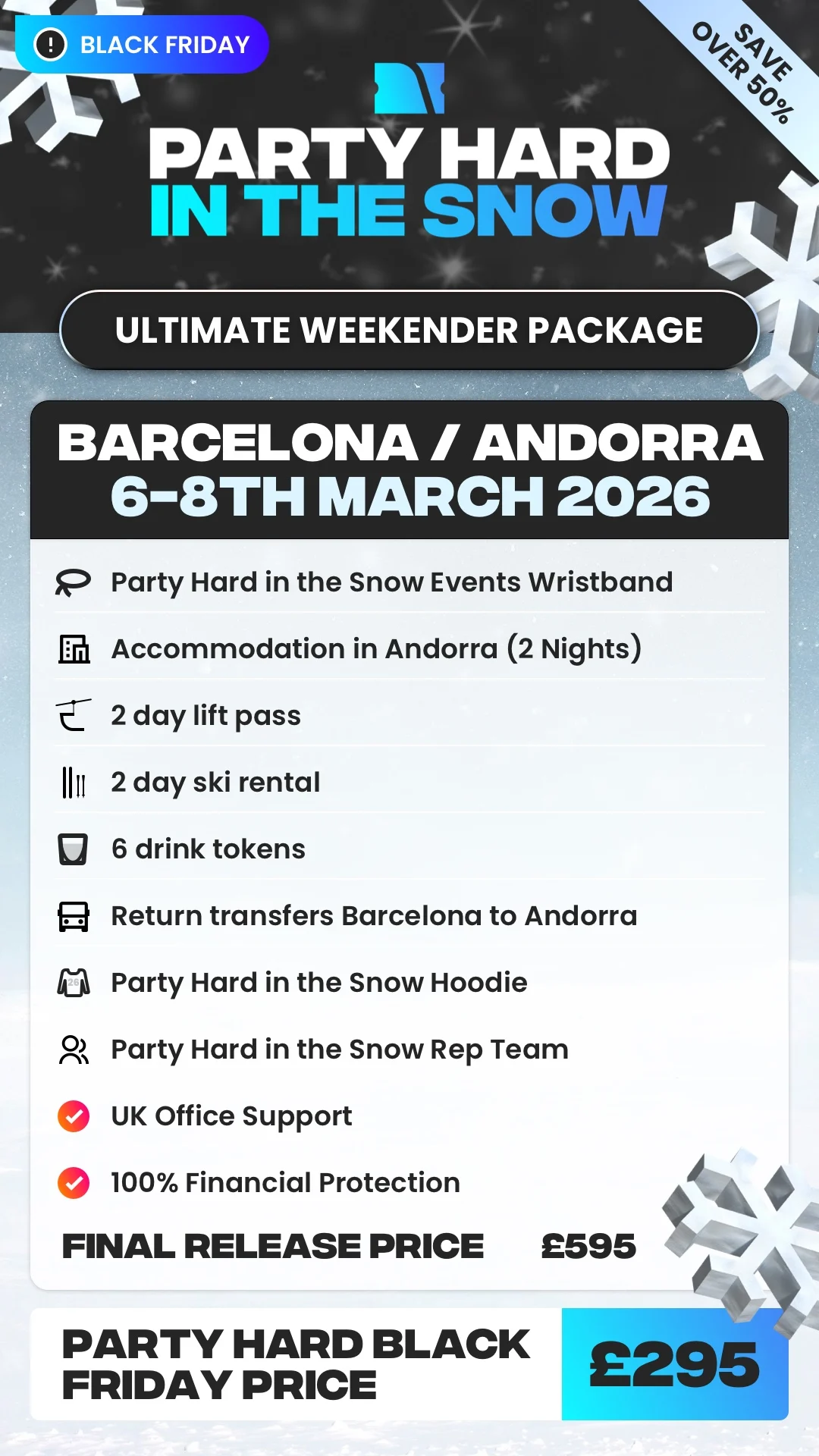 Party Hard In The Snow Basic Package Black Friday